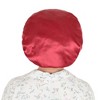 Anna-Kaci Satin Sleep Bonnet Double Layer Ruffled Edge Reversible Silky Cap for Curly and Natural Hair - 3 of 4