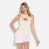 Women's Strawberry Shortcake Graphic Tank Top - White - 2 of 3