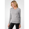 JENNIE LIU Women's 100% Pure Cashmere Long Sleeve Crew Neck Pullover Sweater - 3 of 4
