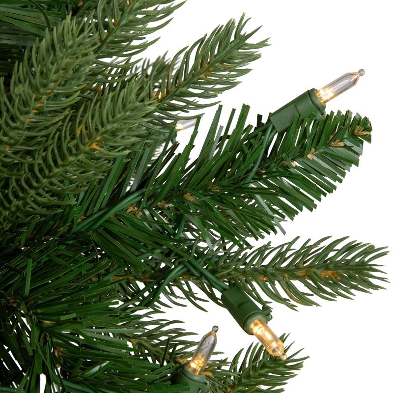 Northlight Real Touch™️ Pre-Lit Washington Frasier Fir Multi-Function Slim Christmas Tree - 7.5' - Dual Color LED Lights, 4 of 11