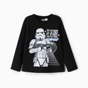 Star Wars Boys' Long-Sleeve Cotton Stormtrooper Graphic T-Shirt