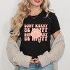 Simply Sage Market Women's Don't Worry Be Happy Smiley Face Short Sleeve Graphic Tee - 2 of 4