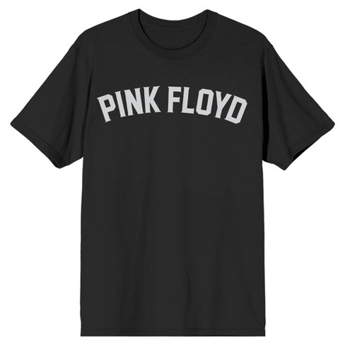 Pink Floyd Simple Text Men's Black T-shirt : Target
