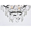 Elegant Lighting Ella 3 - Light Flush Mount in  Black - 4 of 4