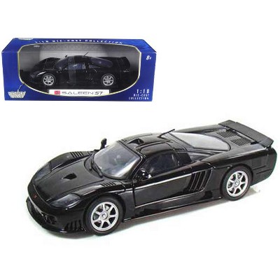 Saleen S7 Black 1/18 Diecast Model Car by Motormax