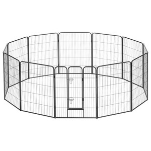 BestMassage Dog Playpen 24/32/40 Inch Heavy Duty Playpen Pen Dog Fence Dog Kennel with Doors Indoor Outdoor Pet Exercise Pen Puppy Playpen - 1 of 4
