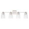 Capital Lighting Laurent 4 - Light Vanity in  Polished Nickel - 4 of 4