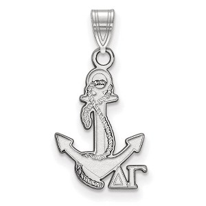 Black Bow Jewelry Sterling Silver Delta Gamma Greek Life Small Pendant - 1 of 3