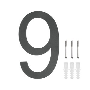 Unique Bargains 304 Stainless Steel Durable Waterproof House Numbers 1 Pc - 1 of 4