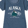 - Peanuts - Snoopy Alaska Last Frontier Graphic Short Sleeve Fleece Dress - 2 of 4