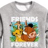 Boys' - Disney - Simba Pumbaa, & Timon Graphic Long Sleeve Fleece Sweatshirt - image 2 of 4