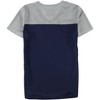 G-III Sports Womens Hoyas Mesh Lace-Up Graphic T-Shirt - 2 of 2