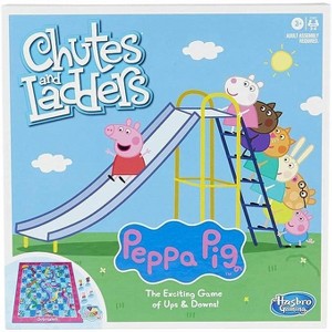 Chutes and Ladders: Peppa Pig Edition Board Game for Kids Ages 3 and Up, Preschool Games for 2-4 Players - 1 of 4
