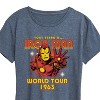 Women's - Marvel - Iron Man Band Tee Style Short Sleeve Graphic T-Shirt - 2 of 4