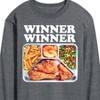 Men's - Instant Message - Winner Winner Chicken Dinner Long Sleeve Graphic T-Shirt - 2 of 4
