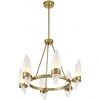 Savoy House Nouvel 6 - Light Chandelier in  Warm Brass - 2 of 4