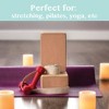 Toyzone World Elephant Cork Wood Yoga Blocks Brown - 3 of 3