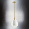 Urban Ambiance Luxury Casual Indoor Pendant,  14-1/4''H x 9-7/8"W x 9-7/8''D,  Brushed Gold Finish, UHP4931 - 3 of 4