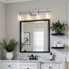DORESshop Chrome 4-Light Vanity Light, E26 Bulbs, Modern Bathroom Mirror Lighting - 2 of 4