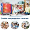 Giant 4-in-A-Row Connect Game Set, Adjustable Height Jumbo Yard Game with Basketball Hoop, Golf, Ring Toss, Indoor & Outdoor Family Connect Game - 4 of 4