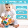 iPlay, iLearn 10 in 1 Baby Busy Board Cube, Montessori Sensory Toy Toddler 1-3 - 2 of 3