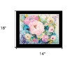 HomeRoots Fresh Florals Black Framed Print Wall Art - 3 of 4
