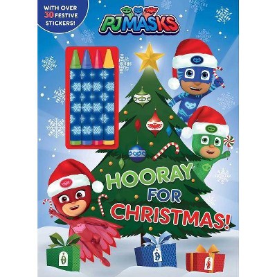 PJ Masks: Hooray for Christmas! - (Coloring Books with Covermount) by  Editors of Studio Fun International (Paperback)