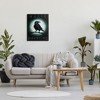 Stupell Industries Happy Hauntings Phrase Black Crow Perched Festive Halloween Canvas Art - 3 of 4