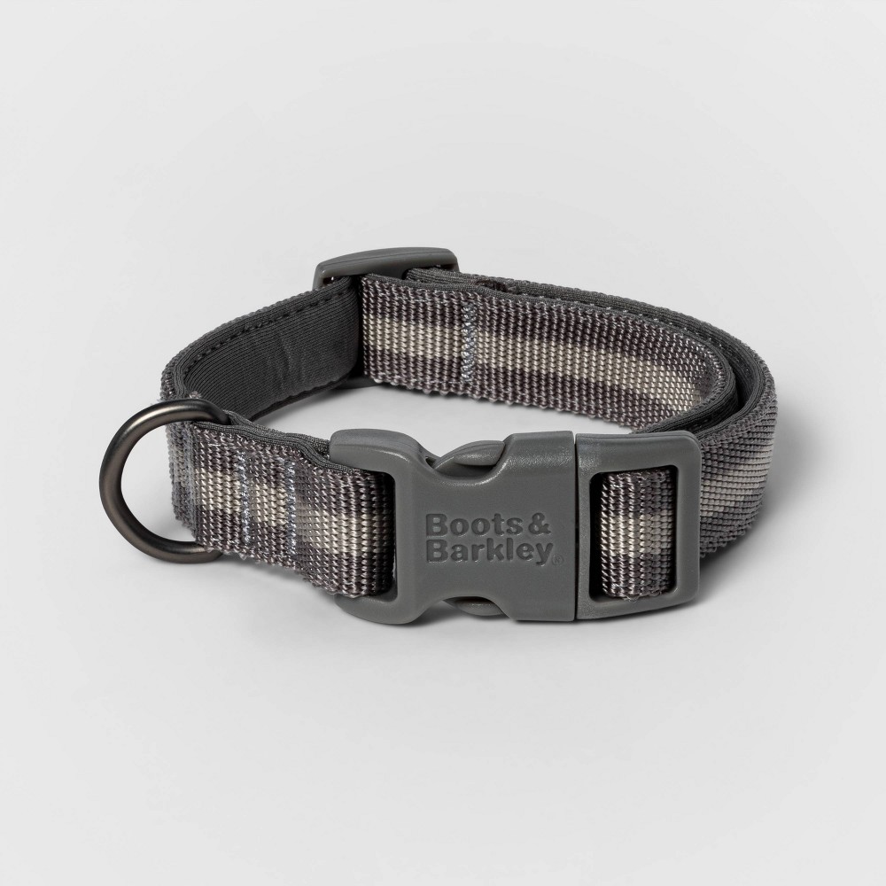 Photos - Collar / Harnesses Comfort Dog Collar - M - Gray - Boots & Barkley™