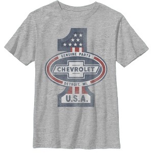 Boy's General Motors All American Chevrolet Logo T-Shirt - 1 of 4