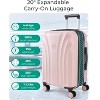 BAGSMART Carry On Luggage 22x14x9 Airline Approved with TSA Lock - 2 of 3