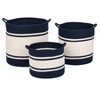 Colonial Mills Outland Basket, 16"x16"x16", Navy - 2 of 3