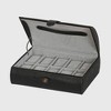 Mele & Co. Parker Men's Faux Leather Watch Case - Black - 2 of 4