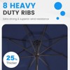 Hyleory Versatile 11ft Octagonal Center Pole Patio Umbrella - Adjustable Shade - 4 of 4