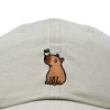 Dalix Capybara Cap Embroidered Dad Baseball Hat Cotton Adjustable Womens - 2 of 4