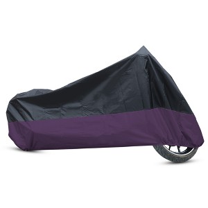 Unique Bargains 180T Rain Dust Motorcycle Cover Outdoor Waterproof Protector - 1 of 4