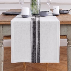 Solino Home Striped Linen Table Runner | Farmhouse - 1 of 4