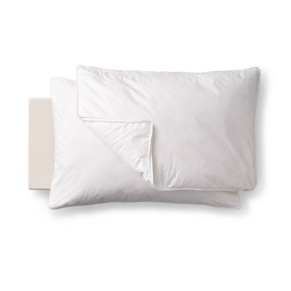 Photos - Pillow King Customizable Down Alternative Bed  Outer Comfort Cover White 