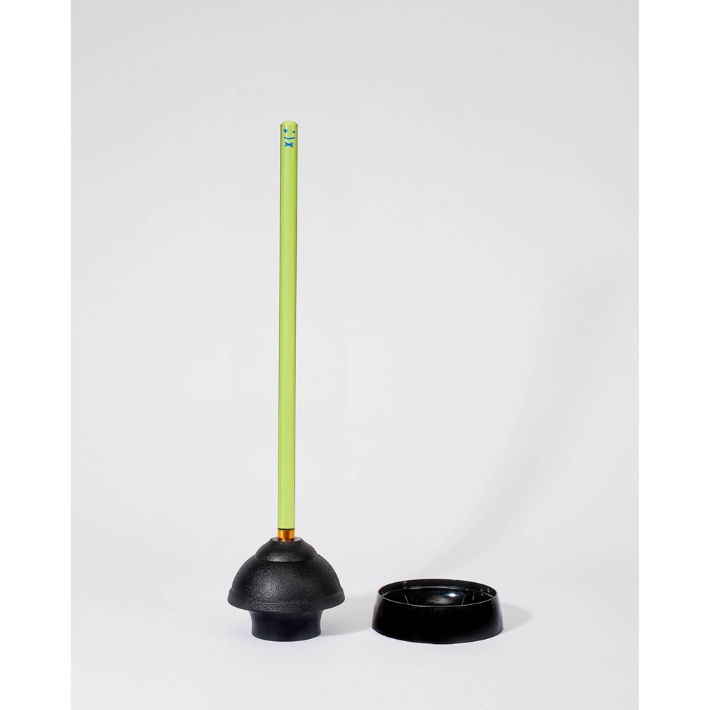 Photos - Garden & Outdoor Decoration Staff 6"x23.4" Cleaning Tools and Accessories Plunger Green  