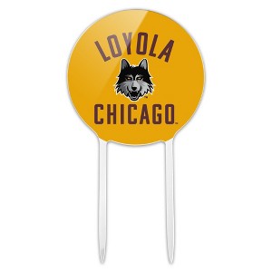 Loyola University Chicago Ramblers Acrylic Cake Topper Party Decoration for Wedding Anniversary Birthday Graduation - 1 of 4