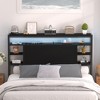 Besiost Upholstered Headboard with Storage Bags - 2 of 4