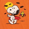 Boys' - Peanuts - Vampire Snoopy and Woodstock Short Sleeve Graphic T-Shirt - 2 of 4