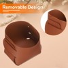 Unique Bargains PU Leather Organizing Jewelry Cosmetics Vanity Storage Tray - 3 of 4
