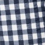 navy gingham