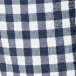 navy gingham