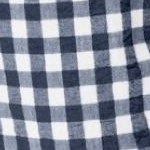 navy gingham