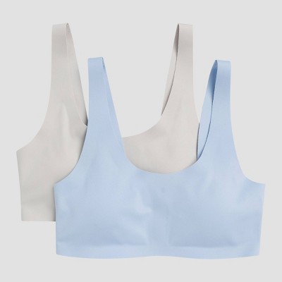 Hanes Girls' 2pk Bonded Comfort Bra
