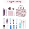 Narwey Full Size Travel Toiletry Bag for Traveling Women, Large Wide-open Cosmetic Makeup Bag - 2 of 4