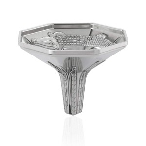 Royal Selangor Hand Finished Savannah Collection Pewter Crocodile Wine Funnel Gift - 1 of 4