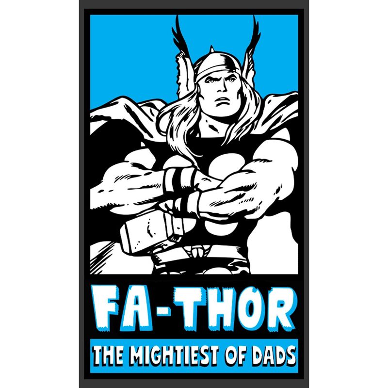 Men's Marvel Thor Fa-Thor The Mightiest of Dads T-Shirt, 2 of 6